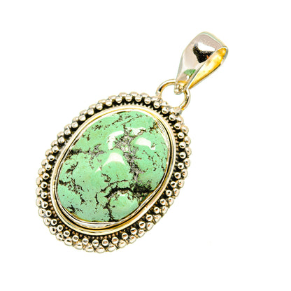 Tibetan Turquoise Pendants handcrafted by Ana Silver Co - PD7582