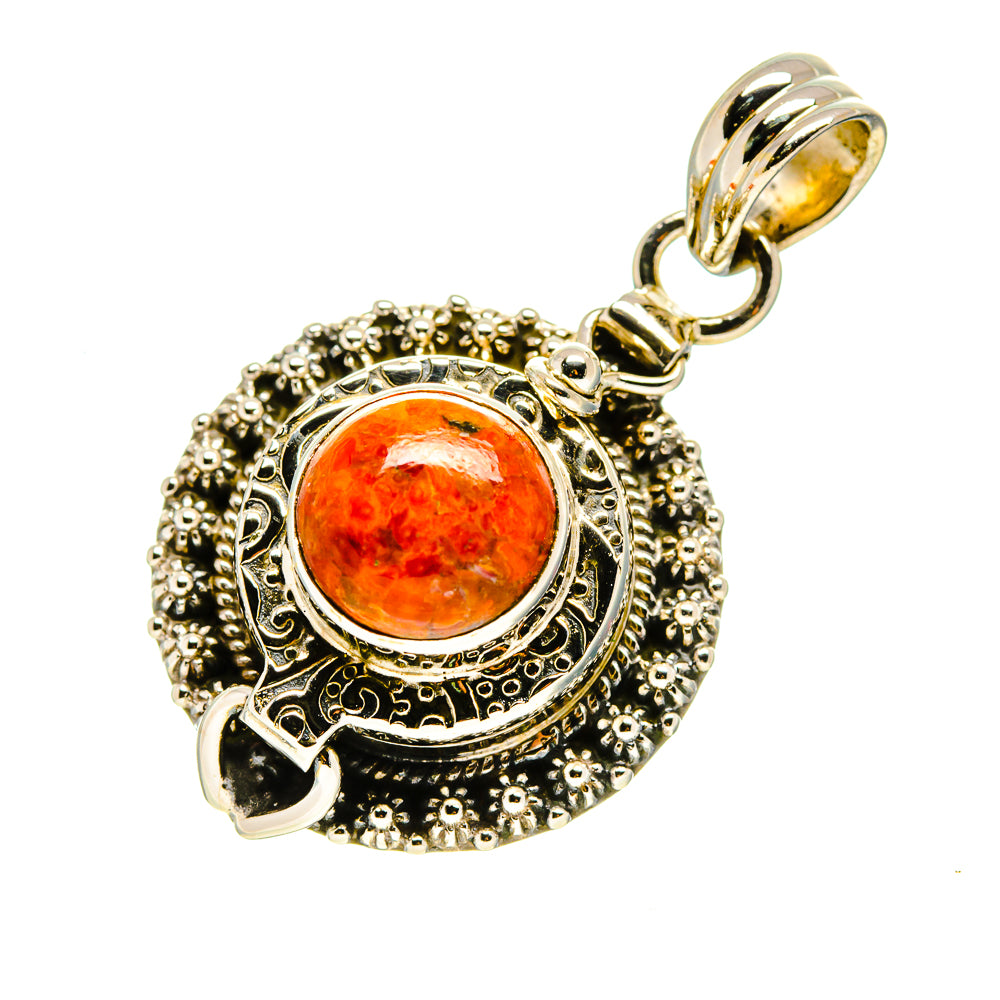 Sponge Coral Pendants handcrafted by Ana Silver Co - PD758211