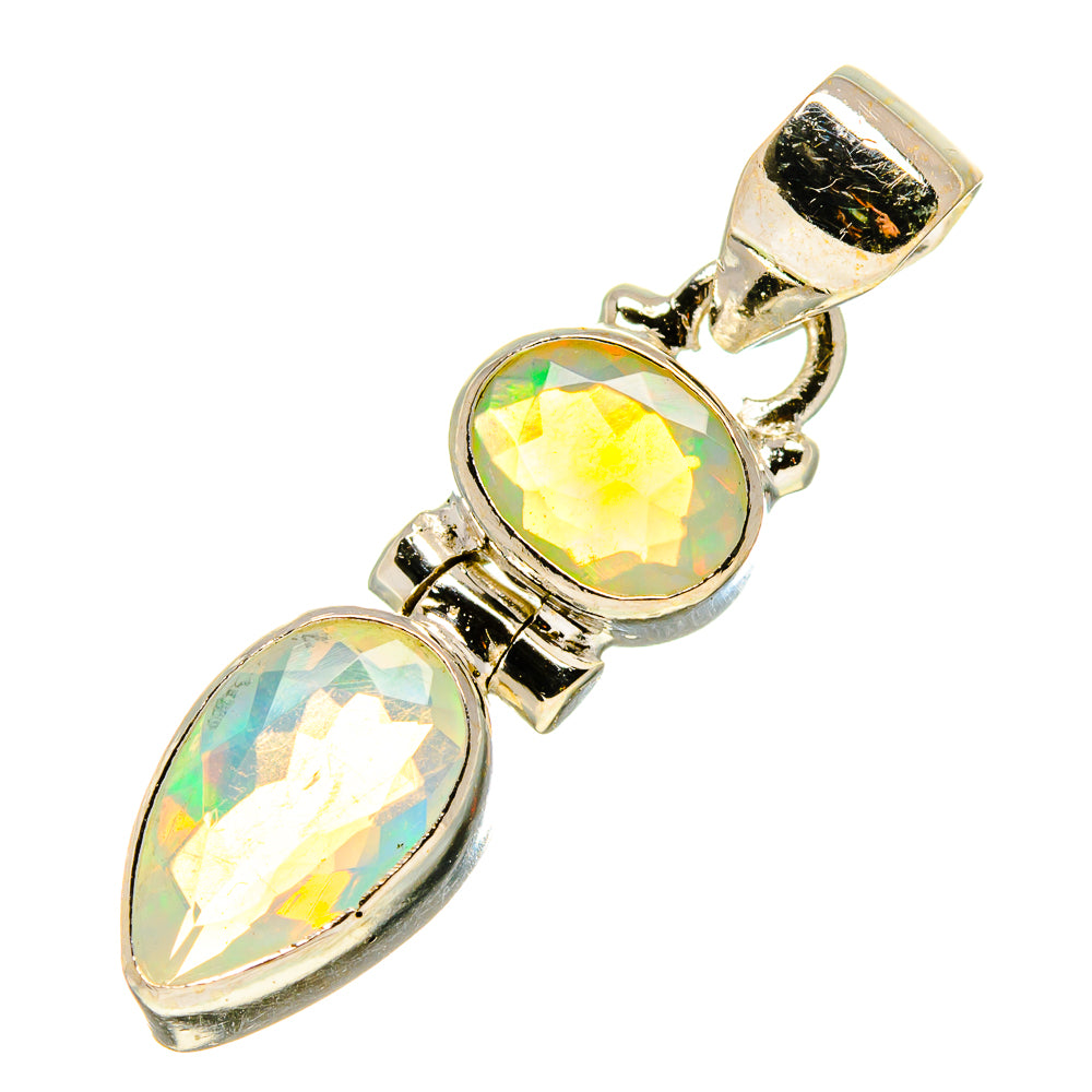 Ethiopian Opal Pendants handcrafted by Ana Silver Co - PD758229