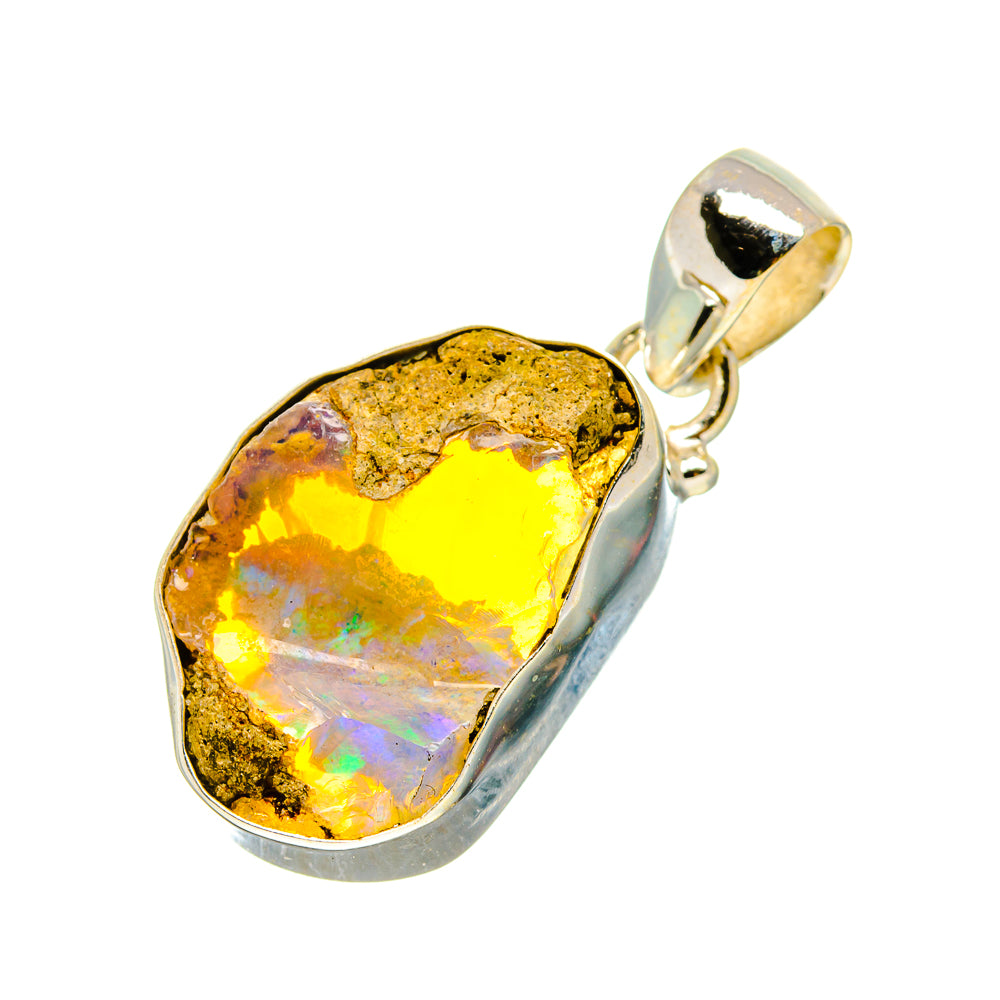 Ethiopian Opal Pendants handcrafted by Ana Silver Co - PD758234