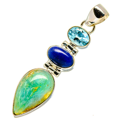 Peruvian Opal Pendants handcrafted by Ana Silver Co - PD758243