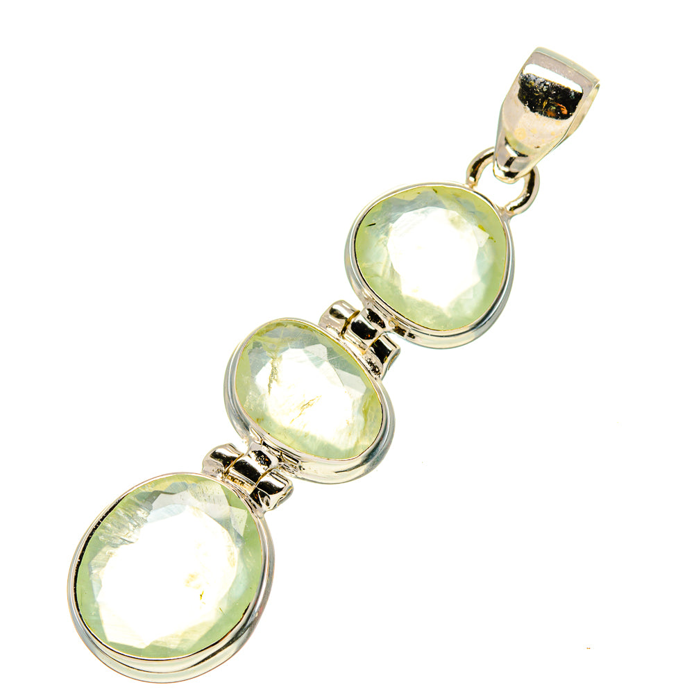 Prehnite Pendants handcrafted by Ana Silver Co - PD758247