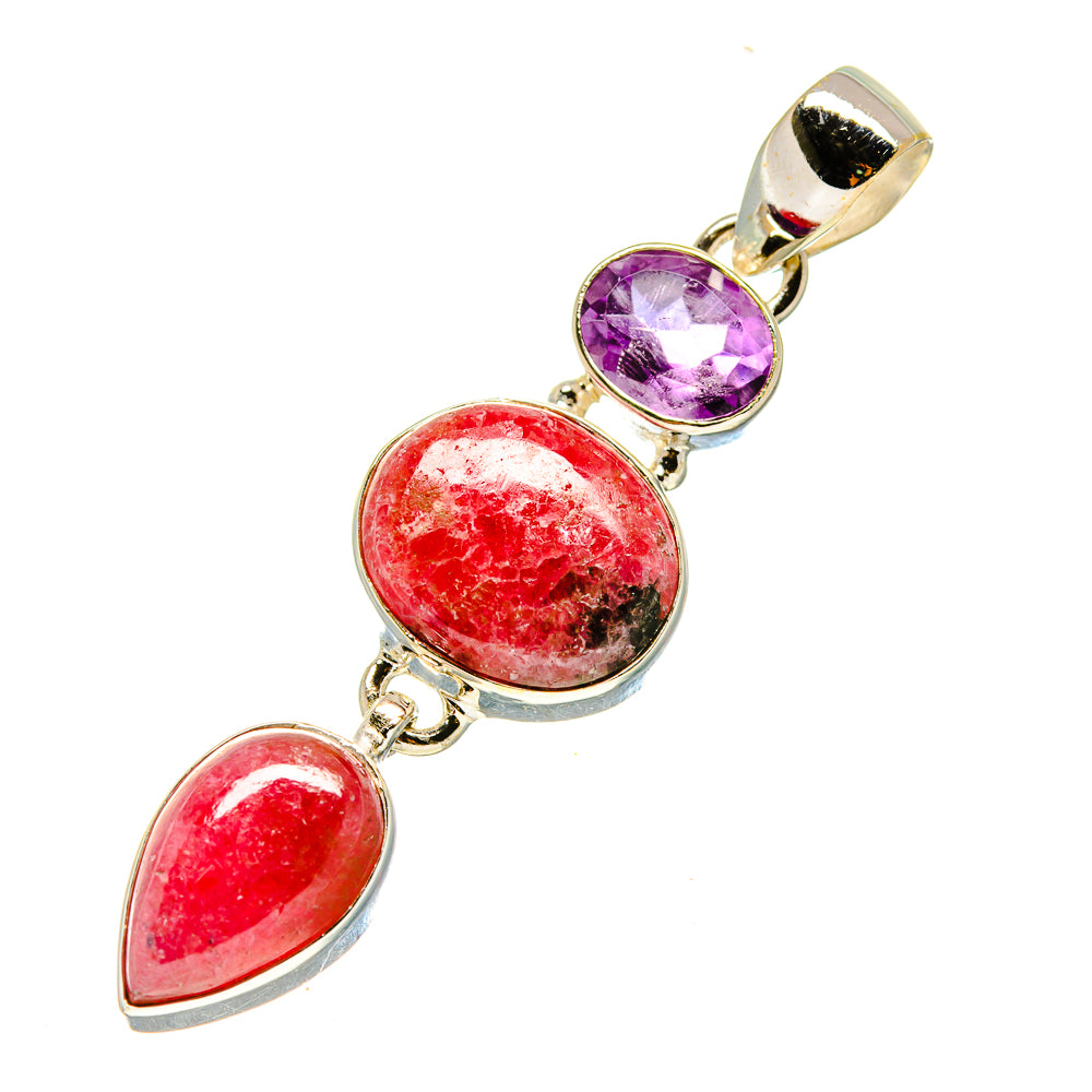 Rhodonite Pendants handcrafted by Ana Silver Co - PD758251