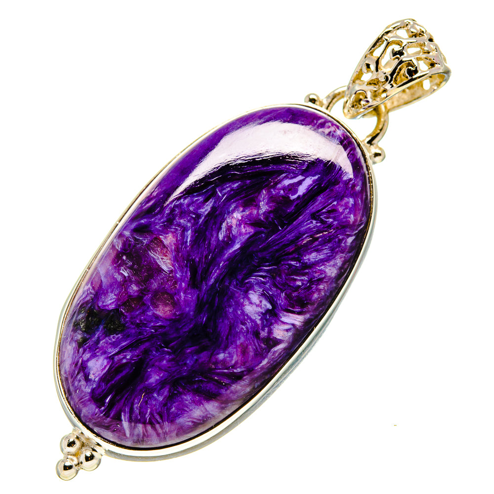 Charoite Pendants handcrafted by Ana Silver Co - PD758254