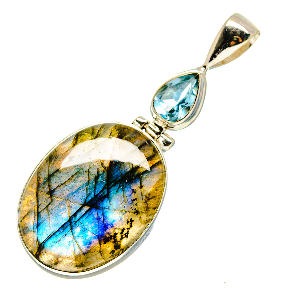 Labradorite Pendants handcrafted by Ana Silver Co - PD758259