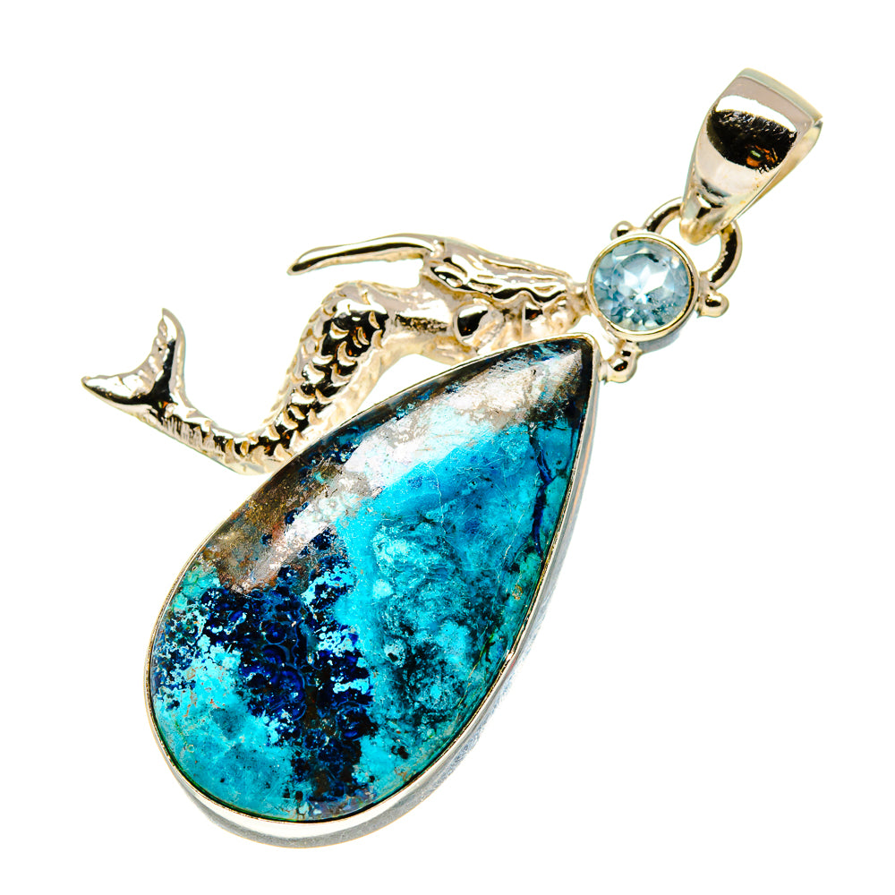 Shattuckite Pendants handcrafted by Ana Silver Co - PD758267