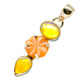 Peach Moonstone Pendants handcrafted by Ana Silver Co - PD758268