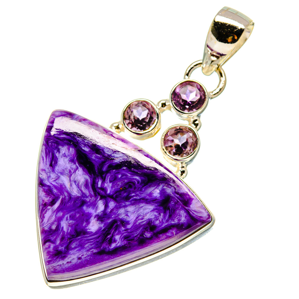 Charoite Pendants handcrafted by Ana Silver Co - PD758272