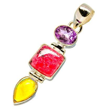 Rhodonite Pendants handcrafted by Ana Silver Co - PD758274