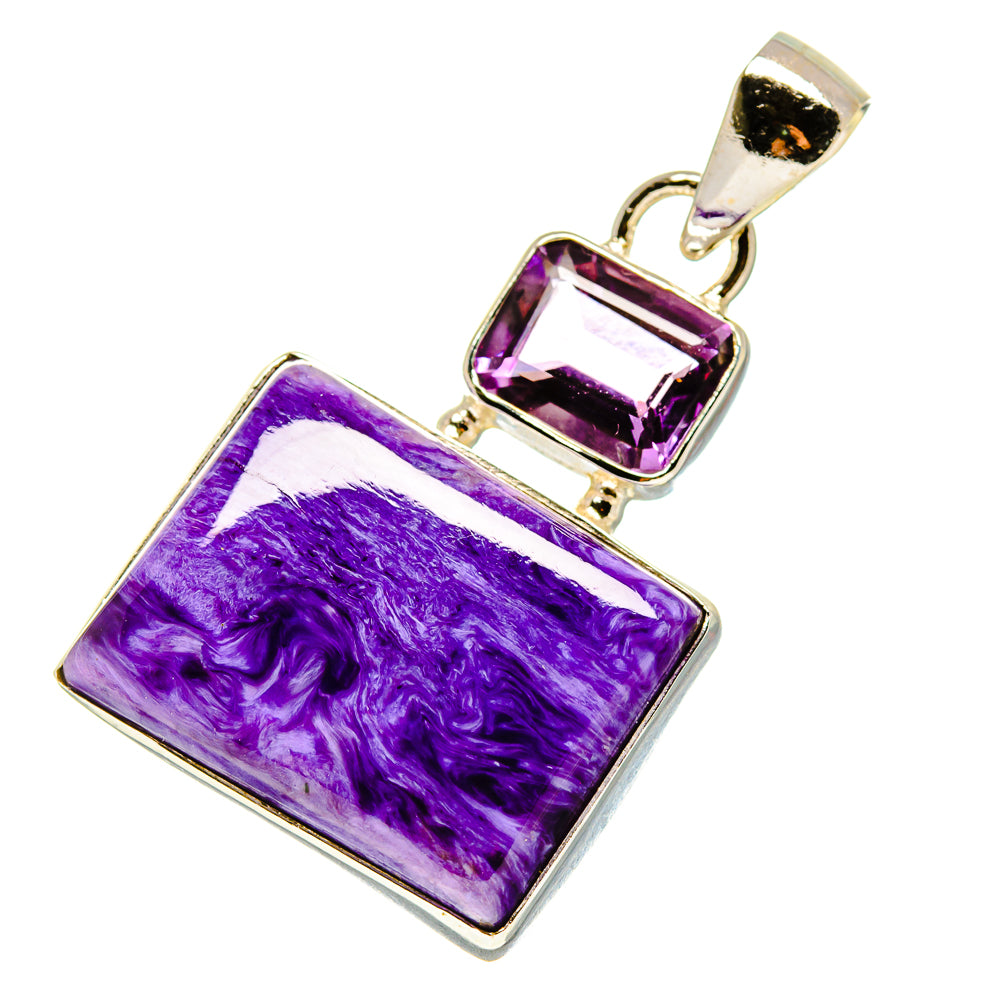 Charoite Pendants handcrafted by Ana Silver Co - PD758275