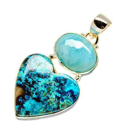 Shattuckite Pendants handcrafted by Ana Silver Co - PD758278