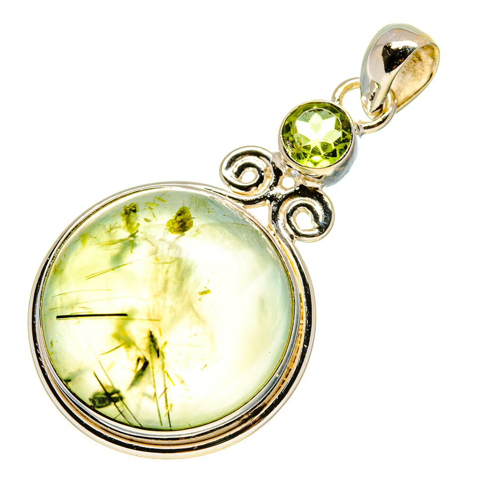 Prehnite Pendants handcrafted by Ana Silver Co - PD758283