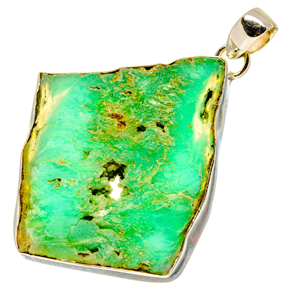 Chrysoprase Pendants handcrafted by Ana Silver Co - PD758284