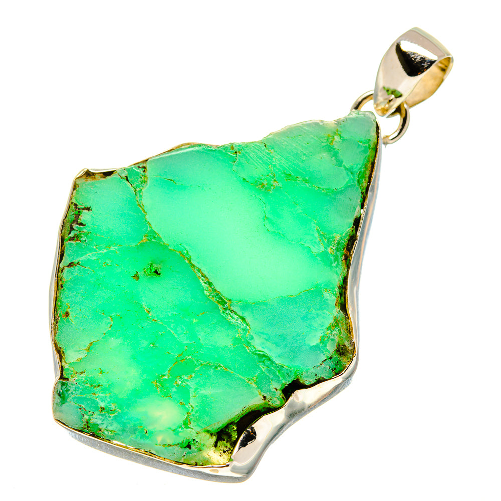 Chrysoprase Pendants handcrafted by Ana Silver Co - PD758285
