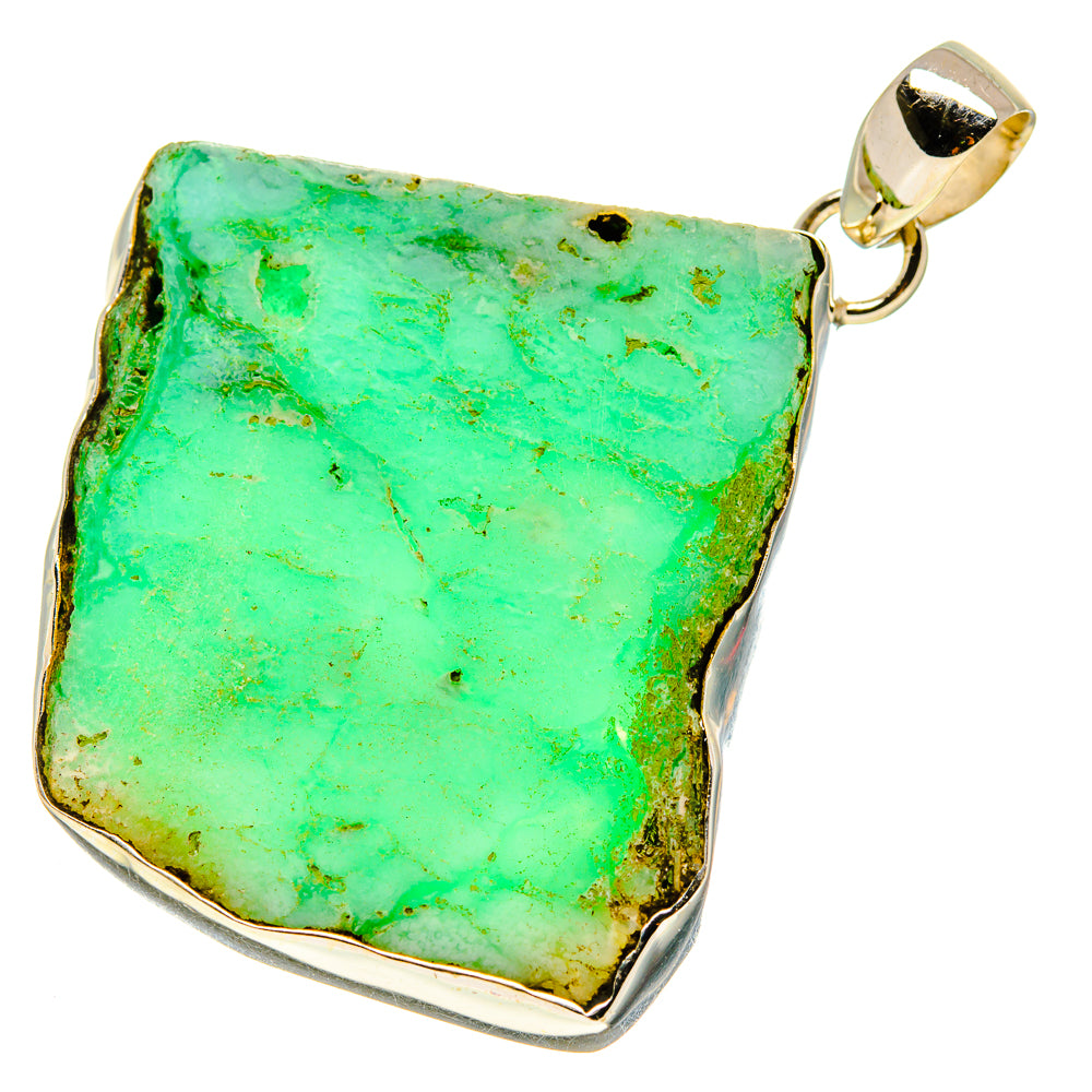 Chrysoprase Pendants handcrafted by Ana Silver Co - PD758287