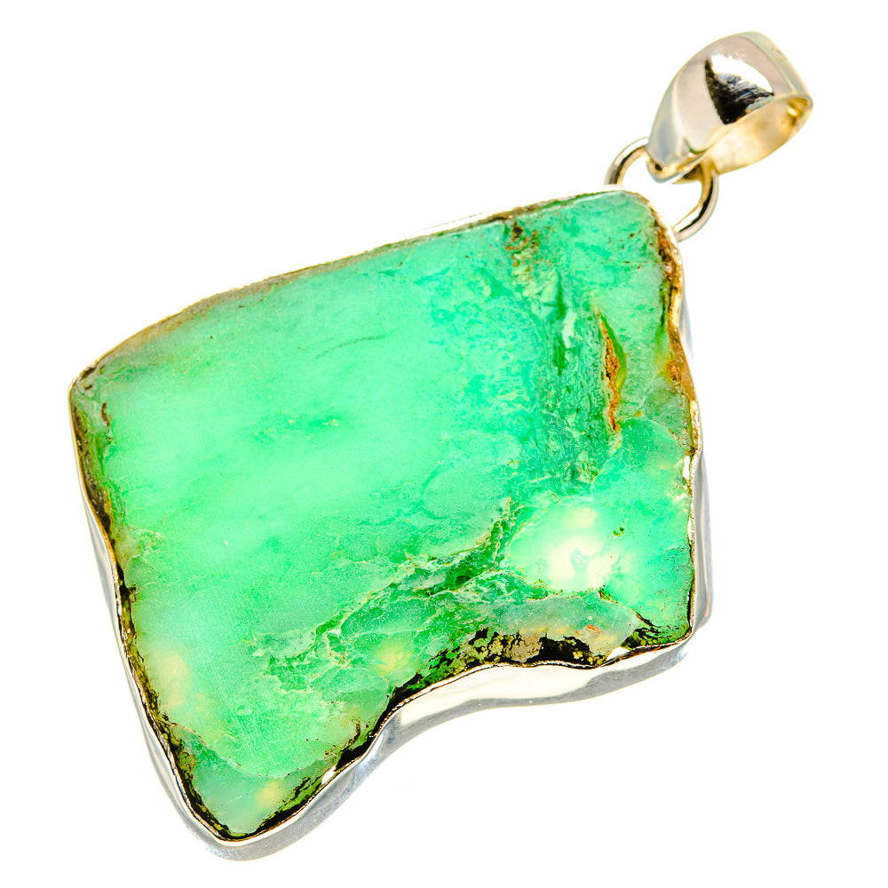 Chrysoprase Pendants handcrafted by Ana Silver Co - PD758288