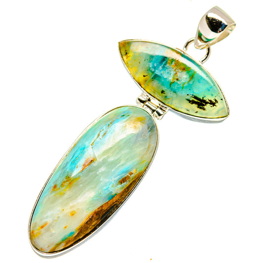 Peruvian Opal Pendants handcrafted by Ana Silver Co - PD758289
