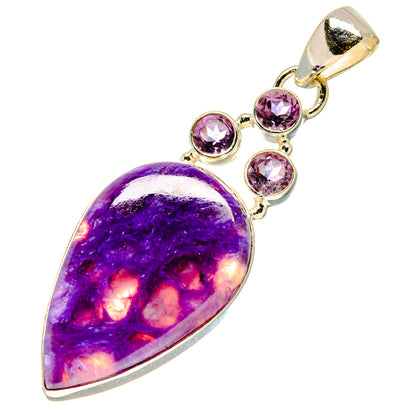 Charoite Pendants handcrafted by Ana Silver Co - PD758296