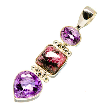 Rhodonite Pendants handcrafted by Ana Silver Co - PD758298