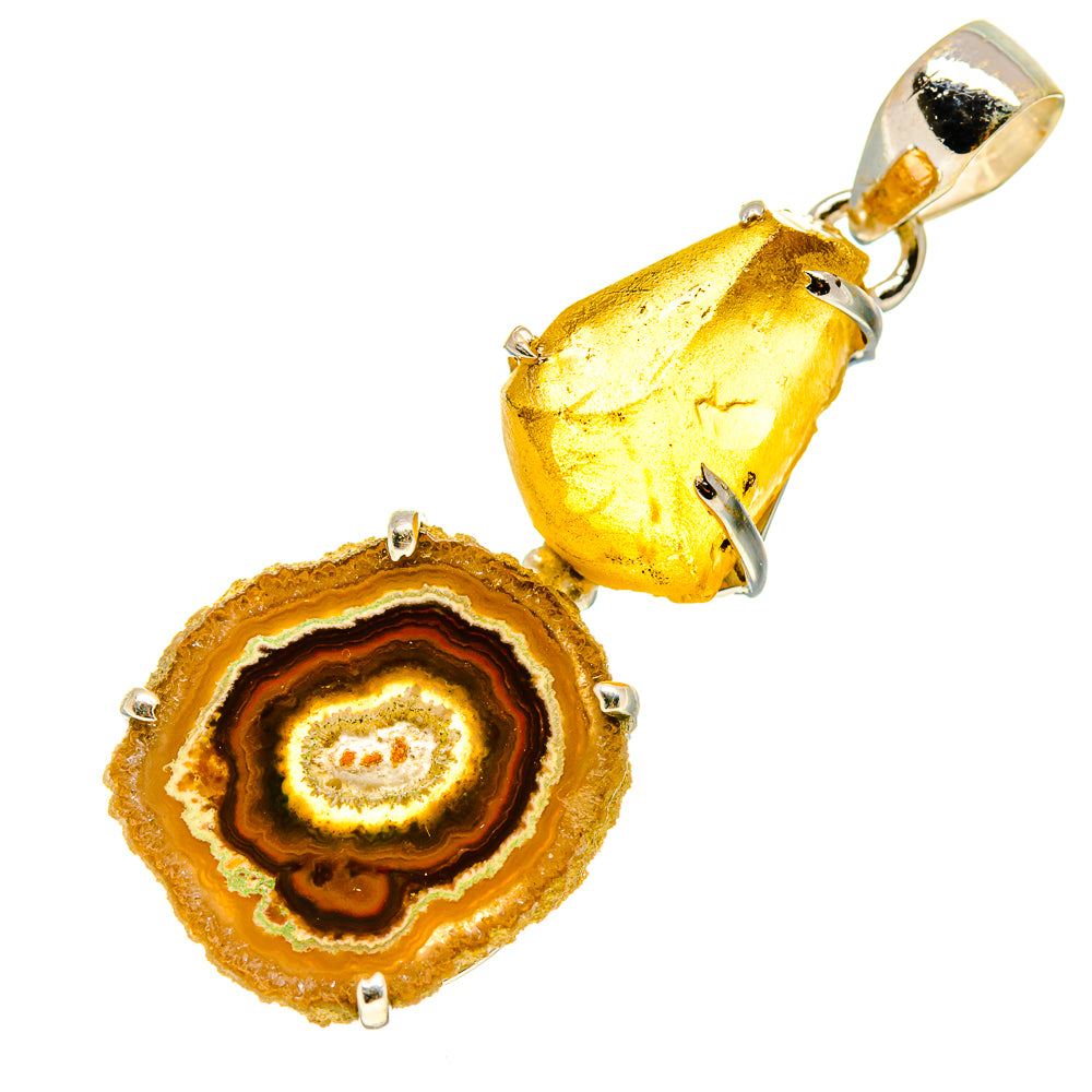 Solar Quartz Pendants handcrafted by Ana Silver Co - PD758302