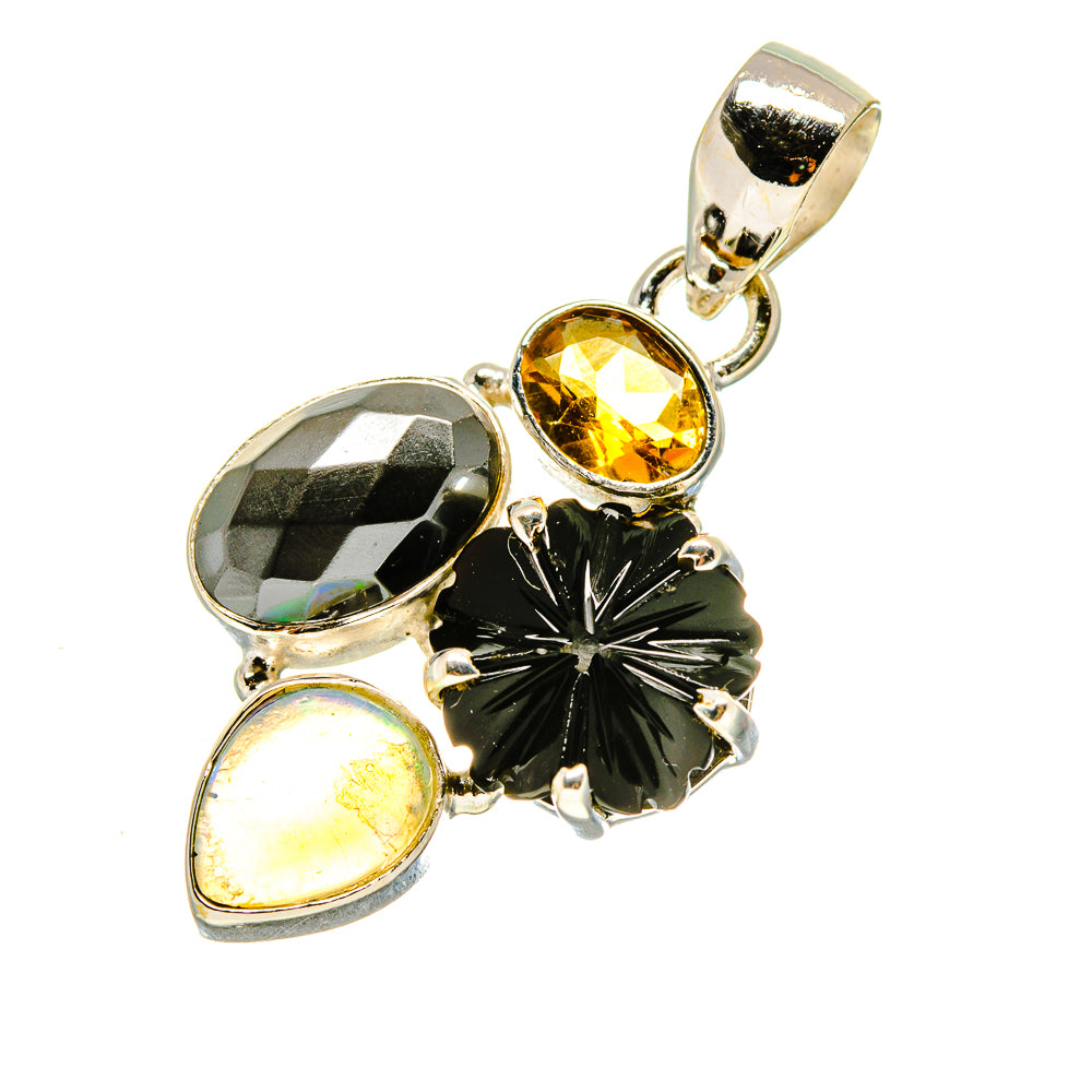 Hematite Pendants handcrafted by Ana Silver Co - PD758305
