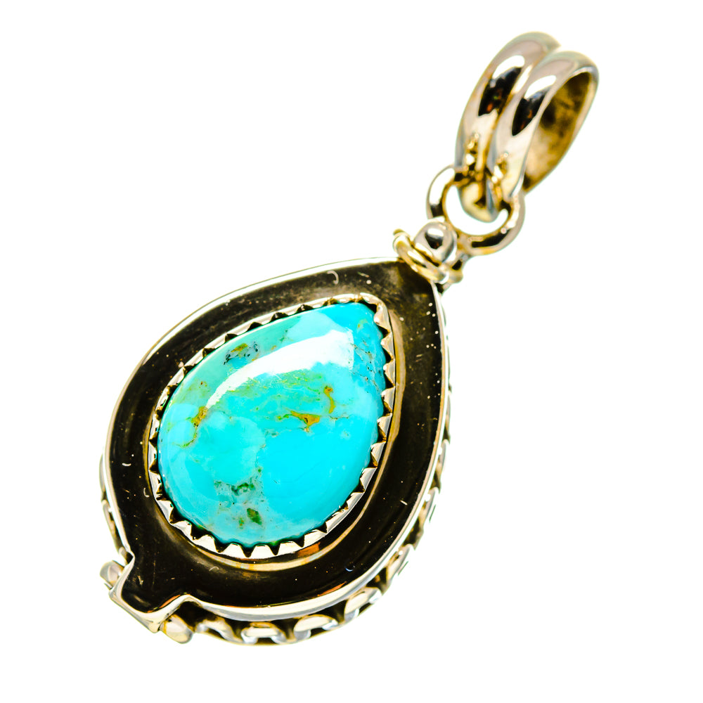 Chrysocolla Pendants handcrafted by Ana Silver Co - PD758317