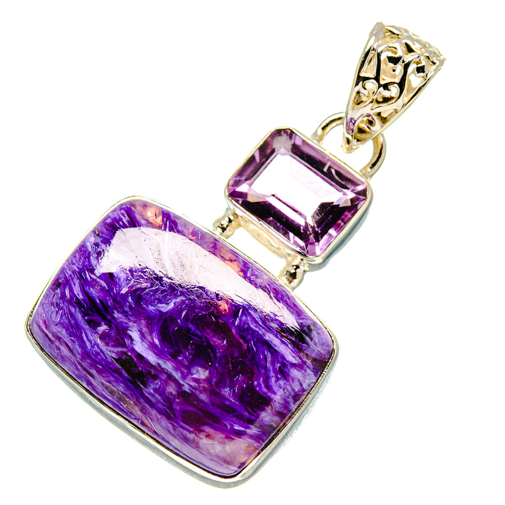 Charoite Pendants handcrafted by Ana Silver Co - PD758320