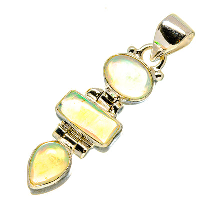 Ethiopian Opal Pendants handcrafted by Ana Silver Co - PD758342