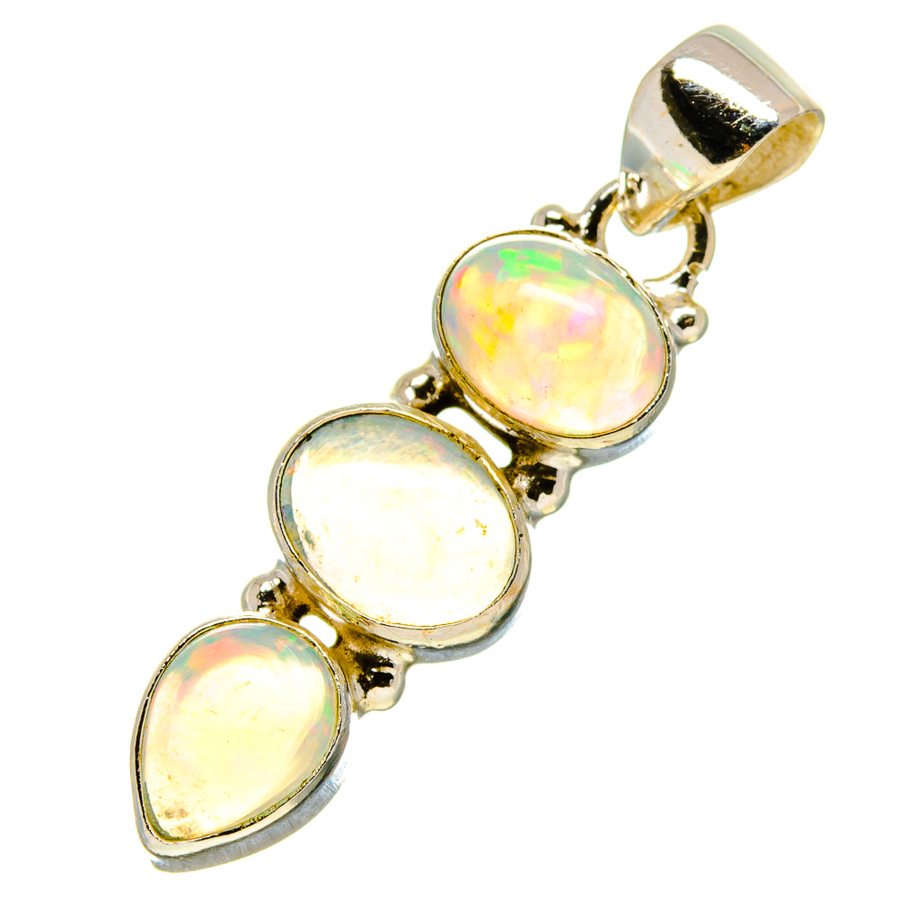 Ethiopian Opal Pendants handcrafted by Ana Silver Co - PD758345