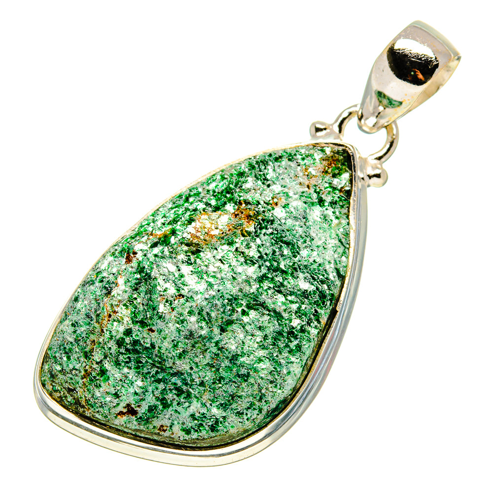 Green Fuchsite Pendants handcrafted by Ana Silver Co - PD758347 - Photo 2