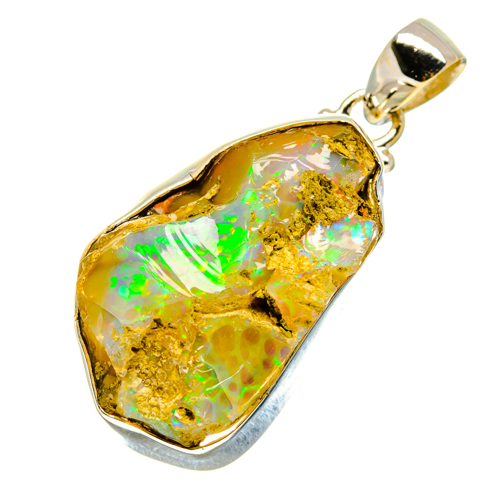 Ethiopian Opal Pendants handcrafted by Ana Silver Co - PD758348