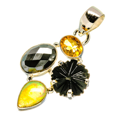 Hematite Pendants handcrafted by Ana Silver Co - PD758350