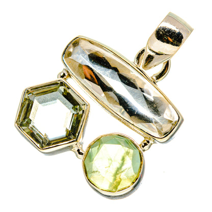 Green Amethyst Pendants handcrafted by Ana Silver Co - PD758357