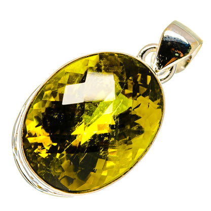 Olive Quartz Pendants handcrafted by Ana Silver Co - PD758361