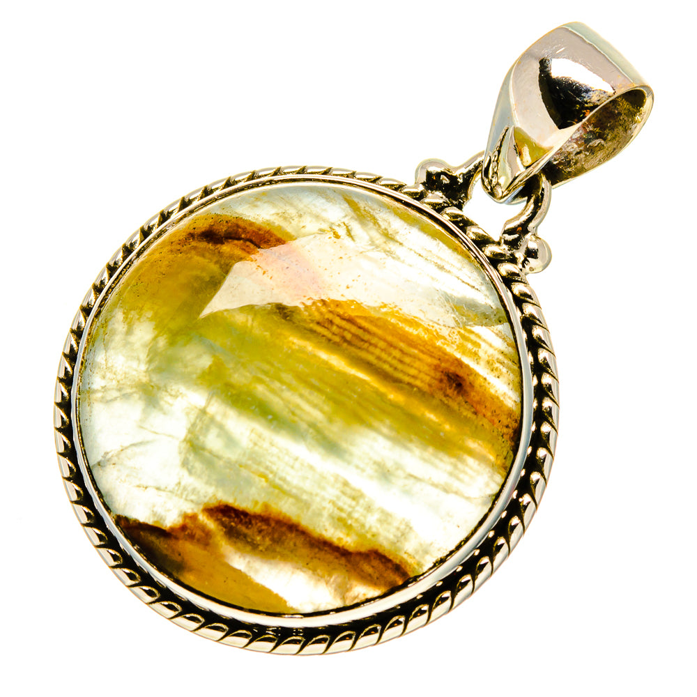 Green Fluorite Pendants handcrafted by Ana Silver Co - PD758364