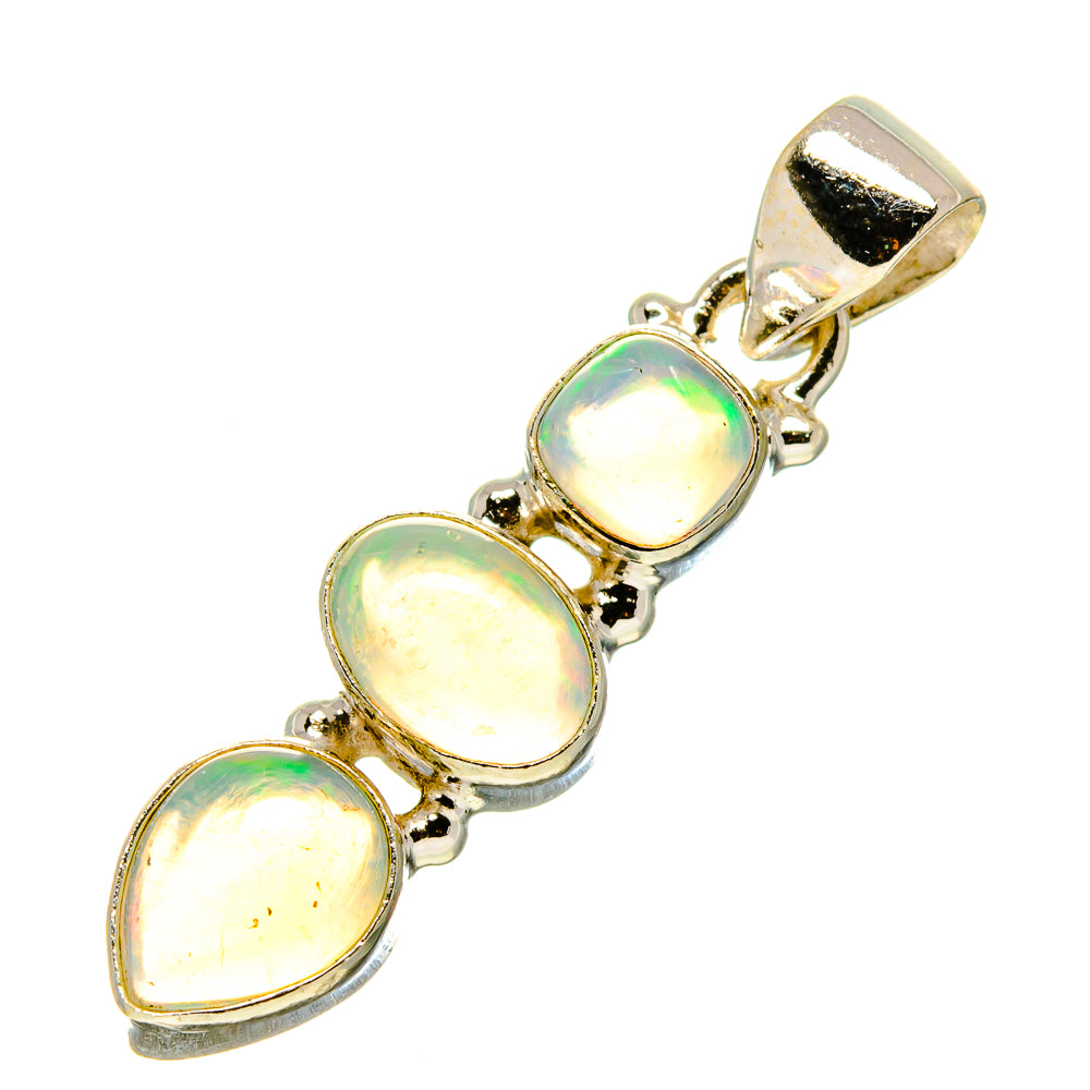 Ethiopian Opal Pendants handcrafted by Ana Silver Co - PD758377