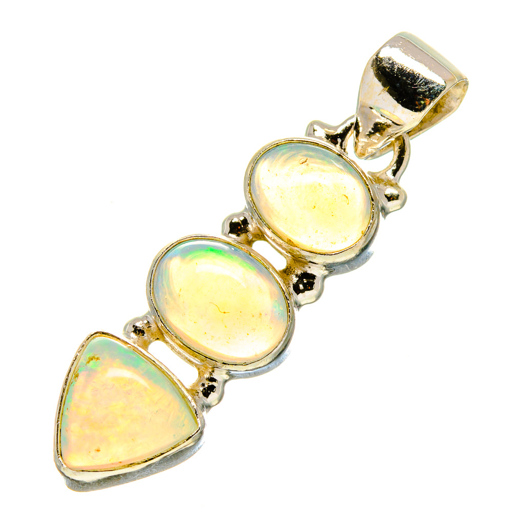 Ethiopian Opal Pendants handcrafted by Ana Silver Co - PD758378