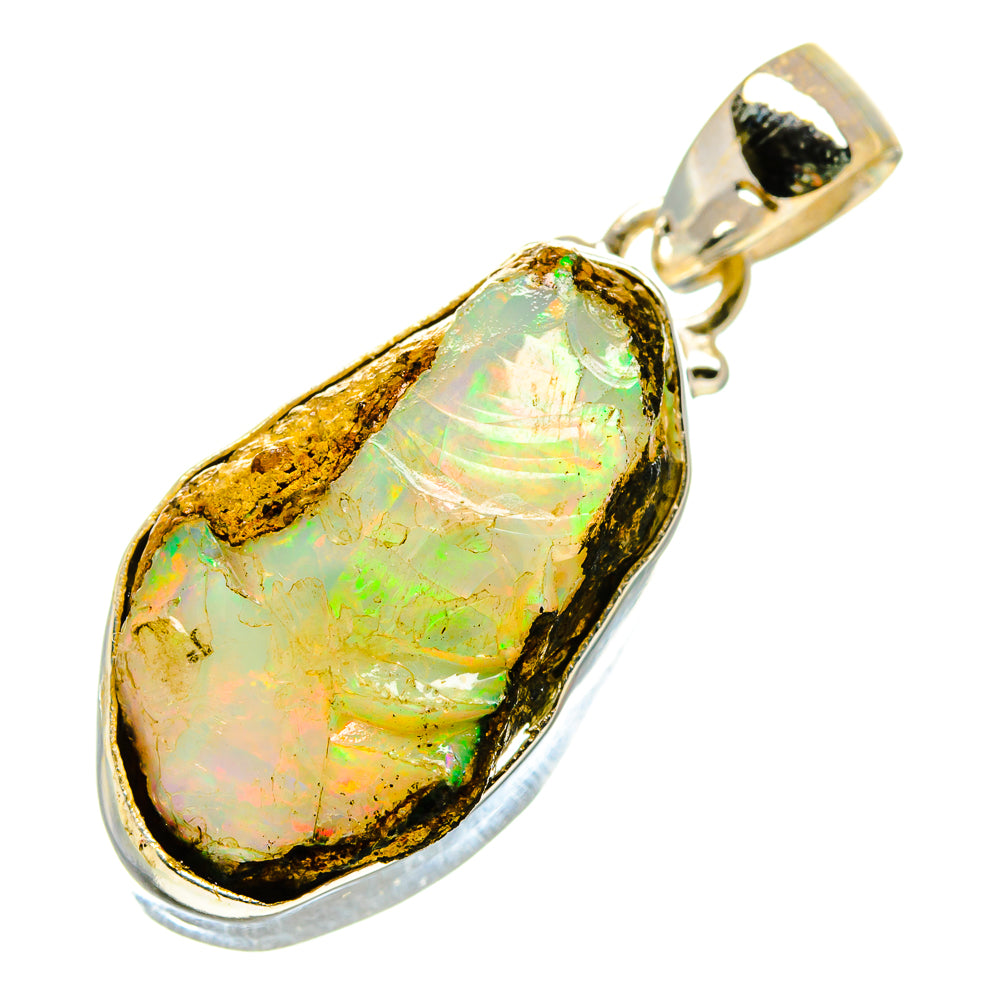 Ethiopian Opal Pendants handcrafted by Ana Silver Co - PD758380