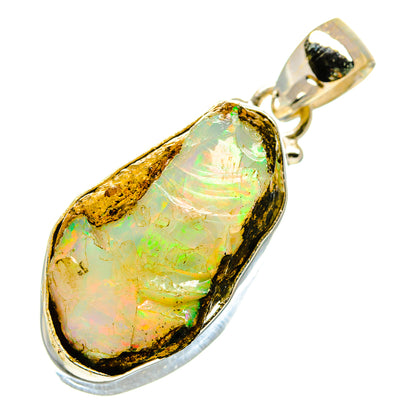 Ethiopian Opal Pendants handcrafted by Ana Silver Co - PD758380