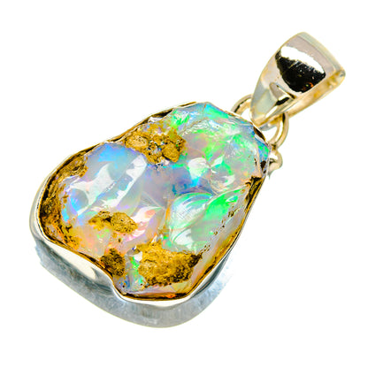 Ethiopian Opal Pendants handcrafted by Ana Silver Co - PD758381