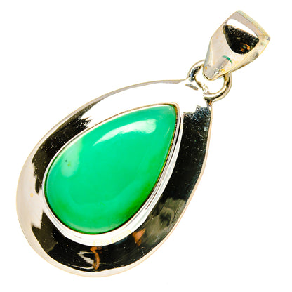 Chrysoprase Pendants handcrafted by Ana Silver Co - PD758397