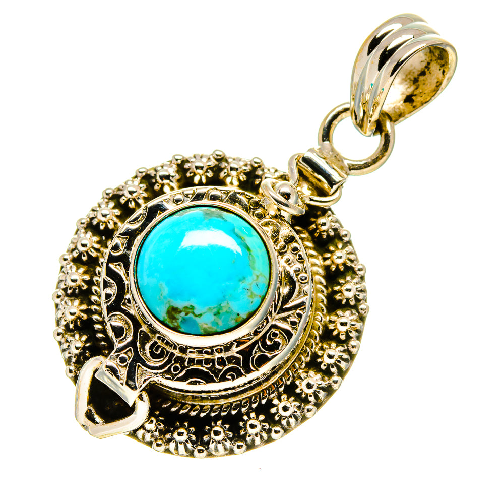 Chrysocolla Pendants handcrafted by Ana Silver Co - PD758401