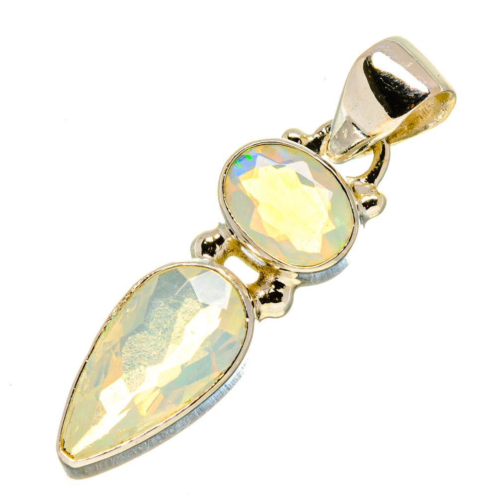 Ethiopian Opal Pendants handcrafted by Ana Silver Co - PD758406