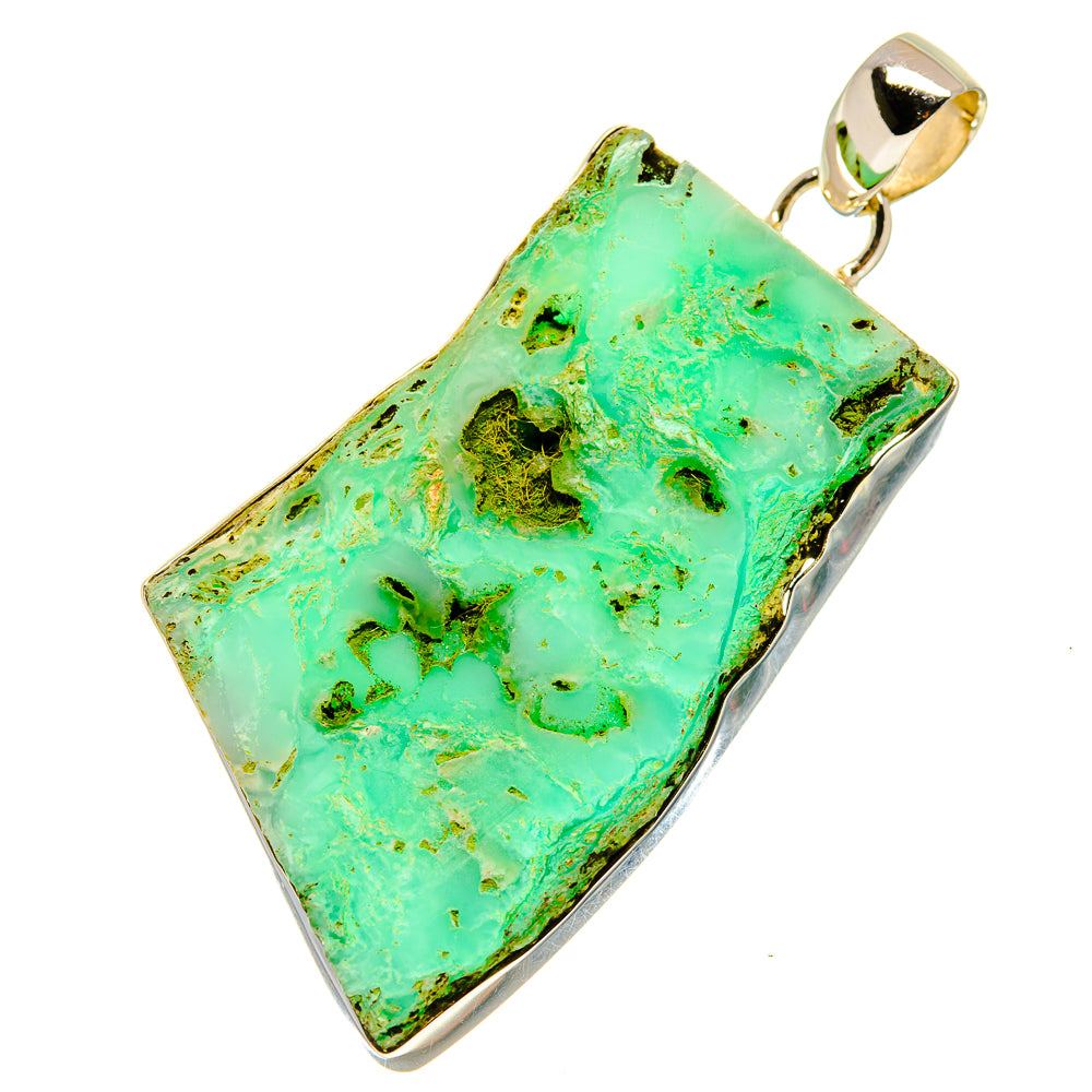 Chrysoprase Pendants handcrafted by Ana Silver Co - PD758410
