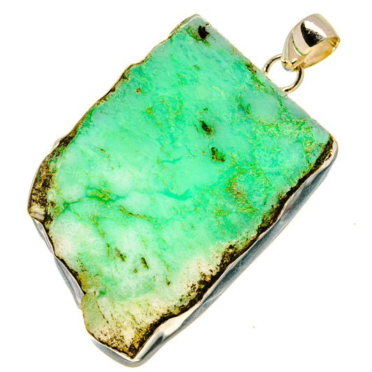 Chrysoprase Pendants handcrafted by Ana Silver Co - PD758411