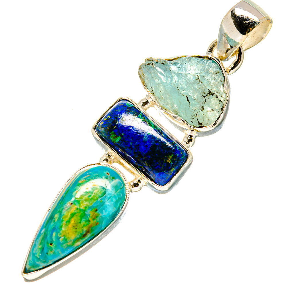 Peruvian Opal Pendants handcrafted by Ana Silver Co - PD758426