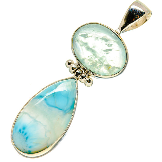 Peruvian Opal Pendants handcrafted by Ana Silver Co - PD758429