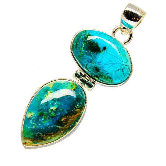 Chrysocolla Pendants handcrafted by Ana Silver Co - PD758432