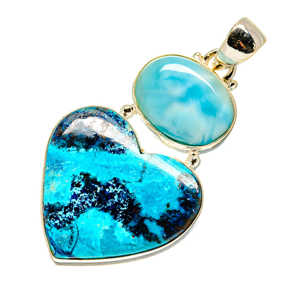 Shattuckite Pendants handcrafted by Ana Silver Co - PD758433