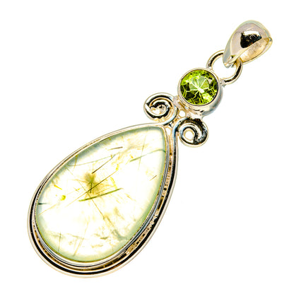 Prehnite Pendants handcrafted by Ana Silver Co - PD758444